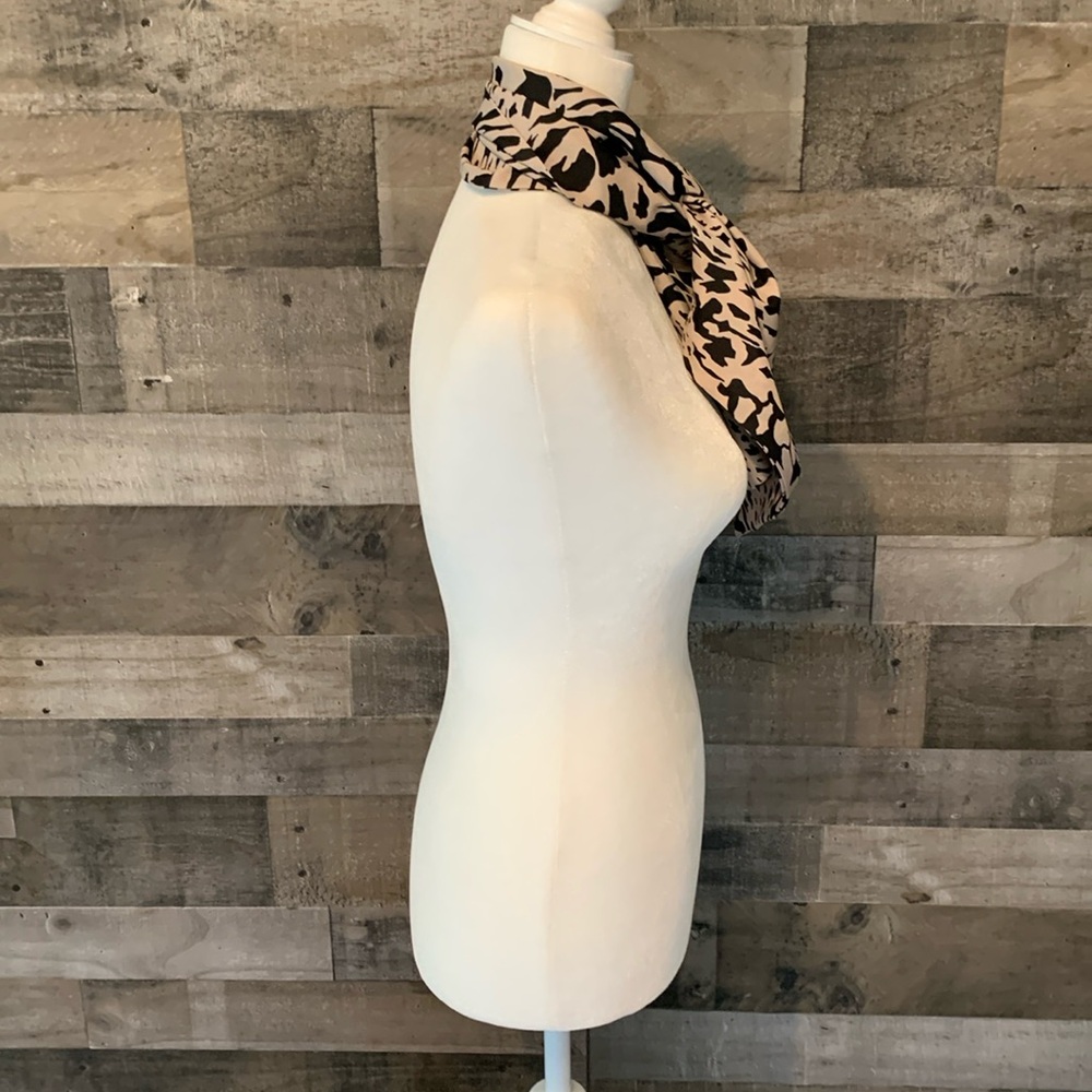 Handmade Leopard Print Scarf - Picture 4 of 16
